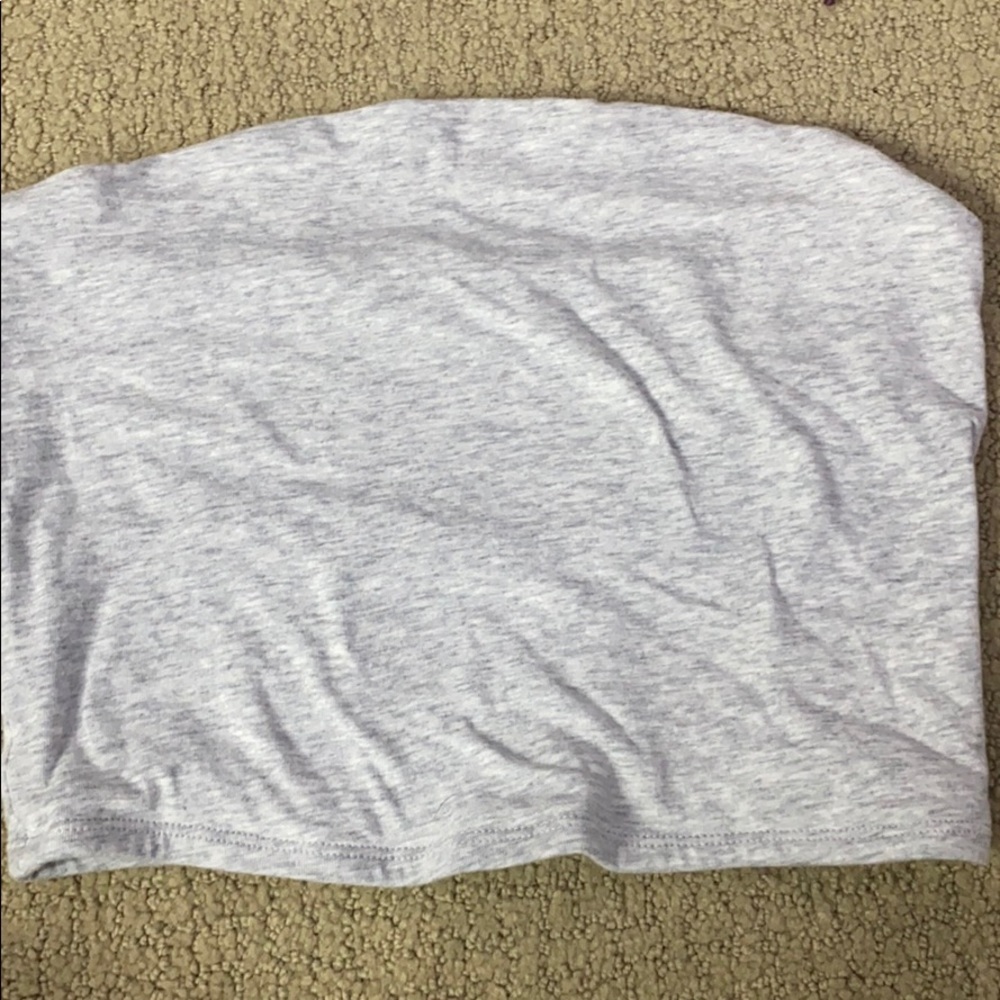 Gerage grey tube top